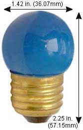 Incandescent Colored Sign Lamps 7.5S11B