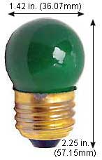 Incandescent Colored Sign Lamps 7.5S11G