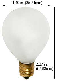 Incandescent Incandescent S11 15S11/OF/E12 120V 