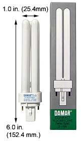 Fluorescent Compact Fluorescent Double Twin Shape(2pin) F18DTT/827