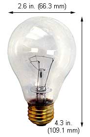 Incandescent Incandescent A21 69A21/TS