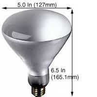 Incandescent Incandescent BR40 75BR40FL 130V