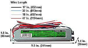 Ballasts Fluorescent Electronic Ballasts T5 EL140-277HF