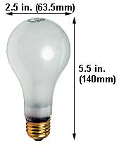 Incandescent Incandescent A21 150A2199IF