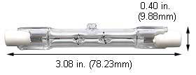 Tungsten Halogen(Quartz) Tungsten Halogen J 200T3QCL