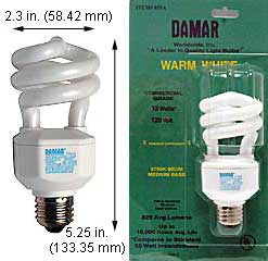 Specialty Carded Bulbs SP15SL