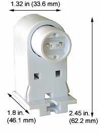 Fluorescent Fluorescent Sockets Recessed DC Sockets (HO - VHO) 901