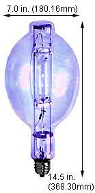 H.I.D. Metal Halide BT56 M1000U/BDX CLEAR BLUE
