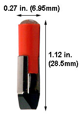 Miniature T2 28PS-RED/LED