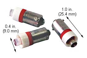 Miniature T1.25 60MB/RED/LED 