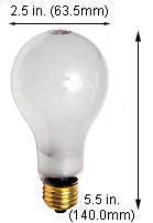 Incandescent Incandescent A21 100A21RS/SS