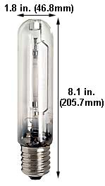 H.I.D. High Pressure Sodium (H.P.S.) European (higher voltage) LU150/100