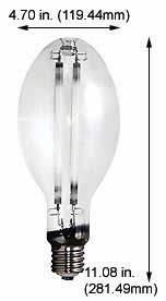 H.I.D. High Pressure Sodium (H.P.S.) Standard Mogul Base (E39) LU1000/ED37/ECO