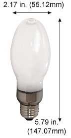 H.I.D. High Pressure Sodium (H.P.S.) Standard Medium Base (E26) LU100/D/M/ECO
