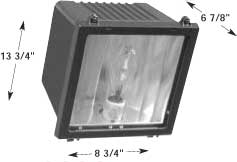 Fixtures Metal Halide Fixtures FLM Series FLM-175MHQ W/O LAMP