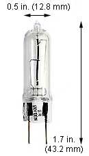 Tungsten Halogen(Quartz) Tungsten Halogen JCD JCD100/G8