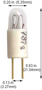 Incandescent Miniature T1.75 7374