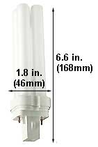 Fluorescent Compact Fluorescent Double Twin Shape(2pin) FDL-28LE/D (PLC15MM/28W/27K)
