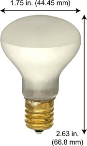 Incandescent Incandescent R14 25R14N/FL/SS 130V SAFESHIELD