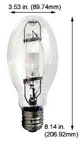 H.I.D. Metal Halide BT28 - ED28 M175U/4K/WB 