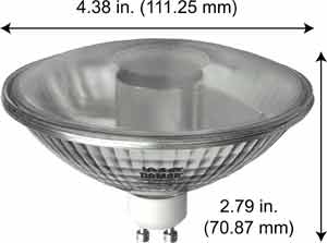 Tungsten Halogen(Quartz) Tungsten Halogen Par36 75R111GU10/FL25 120V GU10 BASE