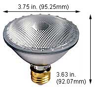 ***CLOSEOUT*** Tungsten Halogen(Quartz) Par 75PAR30QNFL/SN/25 