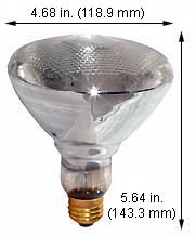 Shatter Resistant Incandescent Safe-Shield R - BR - Par Lamps 150BR38SP/SSFC