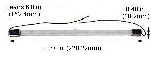 Specialty Heat Lamps QH375T3/FR 115-125V W/LEADS