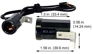 Incandescent Sockets - Adaptors BA15D DC SOCKET W/ 16