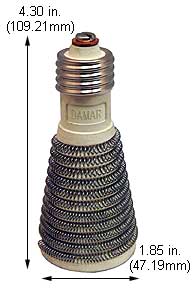 Specialty Heat Lamps 1000W 220V  CONE HEATER