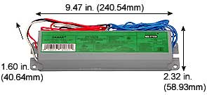 Ballasts Fluorescent Electronic Ballasts T8 332T8277I 17W/25W/32W 277V