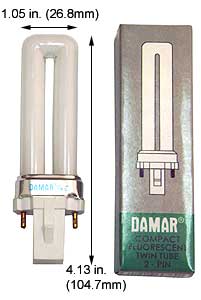 Fluorescent Compact Fluorescent Single Twin Tube F5TT/827