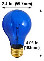 Incandescent Colored A Lamps 25A99TB