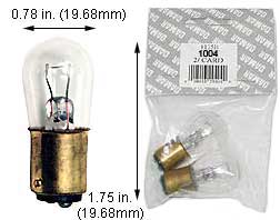 Specialty Carded Bulbs 1004  (Carded)