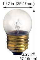 Incandescent Incandescent S11 7.5S11CL/SS SAFE-SHIELD