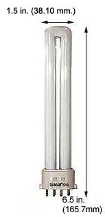 Fluorescent Compact Fluorescent Single Twin Tube F13TT/DS/E/830/2GX7