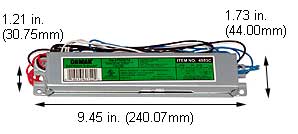 Ballasts Fluorescent Electronic Ballasts T8 EL259-120/277HF 1