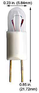 Incandescent Miniature T1.75 7373 T13/4 14V .1A