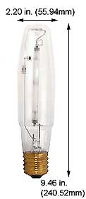 H.I.D. High Pressure Sodium (H.P.S.) Standard Mogul Base (E39) SON AGRO 430W #31710-7