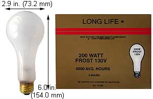 Incandescent Incandescent A23 200A2399IF