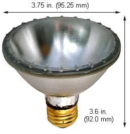 Shatter Resistant Incandescent Safe-Shield R - BR - Par Lamps 75PAR30QNSP/SN/SS SAFE-SHIELD