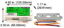 Ballasts Fluorescent Electronic Ballasts Compact Fluorescent(4 Pin) EL226CF-120/277HF