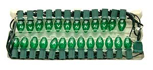 Incandescent Christmas Bulbs - Strings C7 Strings C7-25-TG-G-12