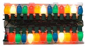 Incandescent Christmas Bulbs - Strings C9 Strings C9-25-SM-G-12
