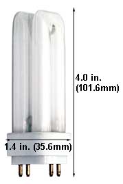 Fluorescent Compact Fluorescent Double Twin Special Base 2213BC