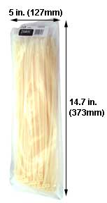 Miscellaneous Plastic Ties GT50M  11 1/2 INCH