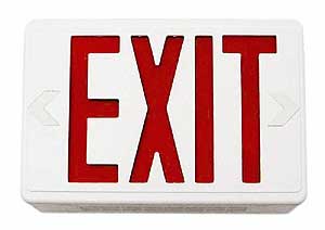 Specialty Emergency - Exit Fixtures Exit Fixtures EXU2RW  Exit Fixture