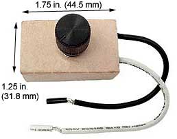 Lighting Controls Incandescent Dimmers Dimmers MANUAL DIMMER