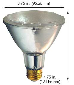 Shatter Resistant Incandescent Safe-Shield R - BR - Par Lamps 75PAR30NSP/LN/SS SAFE-SHIELD