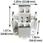 Fluorescent Fluorescent Sockets Compact Fluorescent Sockets 13W 4 PIN QUAD TWIN TUBE